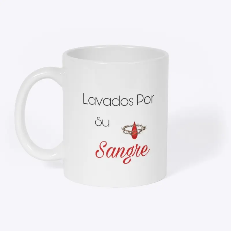 “Lavados Por Su Sangre 🩸” White Mug